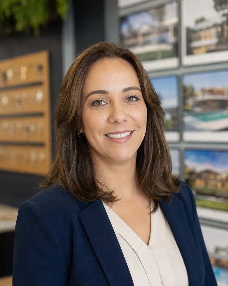Retrato de uma dona de imobiliária